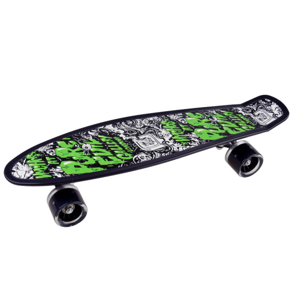 Skateboard 55 cm s LED kolieskami FISZKA