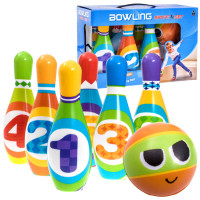 Farebný detský bowling Inlea4Fun BOWLING SPORT SET 