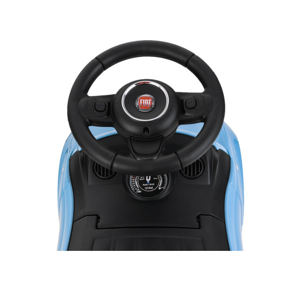 Detské odrážadlo so zvukovými efektmi FIAT 500 - modré