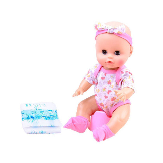 Interaktívna bábika so zvukmi a cikaním Inlea4Fun SMART BABY