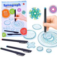 Spirograph edukačný set hračiek Inlea4Fun ZA2583 