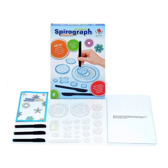 Spirograph edukačný set hračiek Inlea4Fun ZA2583