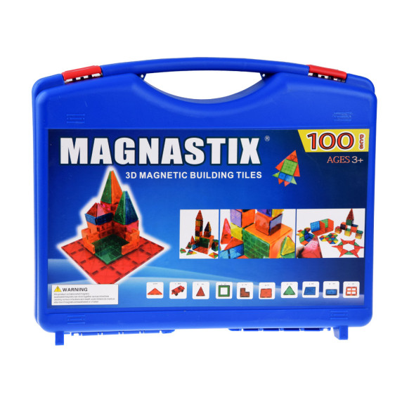 Magnetická stavebnica 100 kusov Inlea4Fun MAGNASTIX