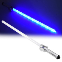 Svetelný meč s efektmi Inlea4Fun LASER SWORD - modrý 