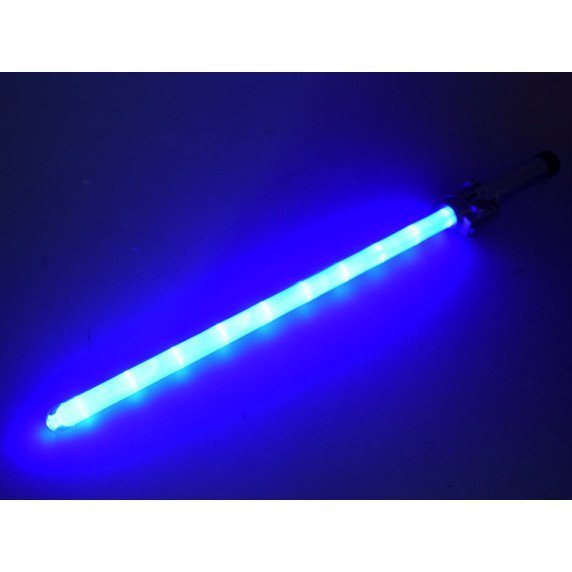 Svetelný meč s efektmi Inlea4Fun LASER SWORD - modrý