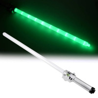 Svetelný meč s efektmi Inlea4Fun LASER SWORD - zelený 
