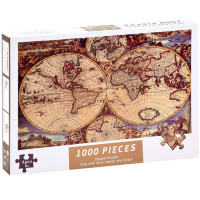 Puzzle 1000 dielikov Inlea4Fun - mapa sveta 