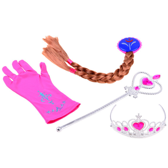 Súprava doplnkov pre malú princeznú Inlea4Fun PRINCESS ADORNMENT - ružová