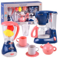 Súprava detských spotrebičov mixér, kávovar s čajovou súpravou Inlea4Fun APPLIANCE SET 