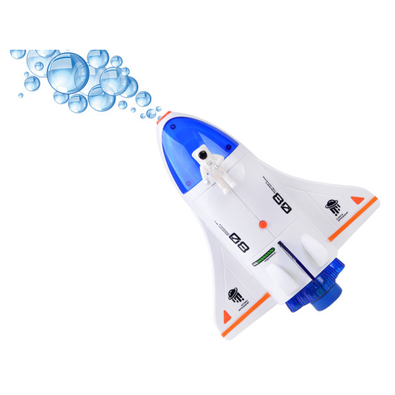 Bublifuk v tvare rakety s astronautom Inlea4Fun BUBBLE SPACESHIP