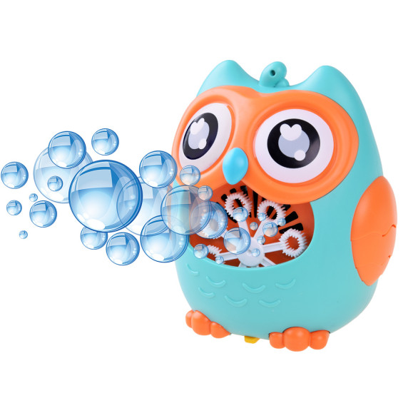 Bublifuk v tvare sovičky Inlea4Fun BUBBLE OWL - modrý