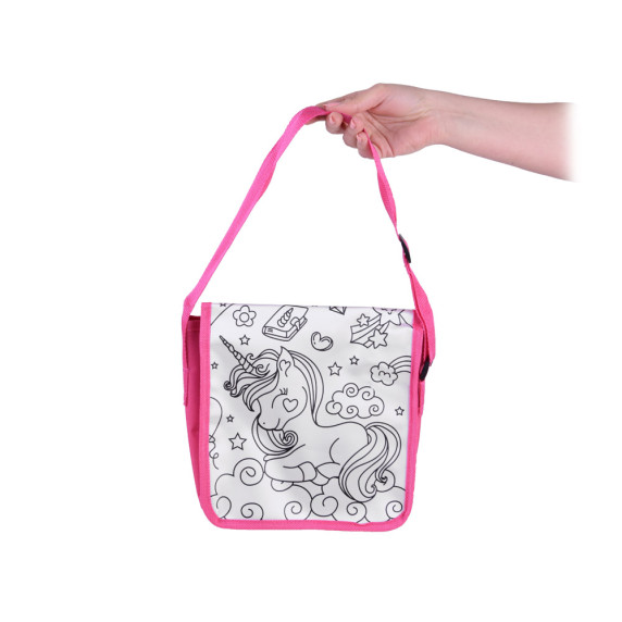 Urob si sama! Kreatívna dievčenská taška na maľovanie Inlea4Fun MESSAGE BAG