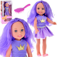 Bábika Queen of Purple s fialovými vlasmi 38 cm Inlea4Fun PRETTY GIRL 