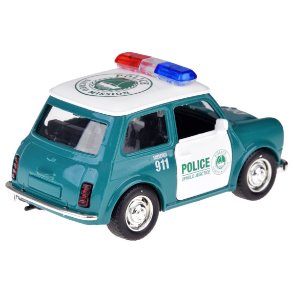 Policajné autíčko kovové 1:38 Inlea4Fun CLASSICAL CAR