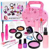 Detská make-up súprava v kozmetickej taške Inlea4Fun MAKE UP SET ZA4799 