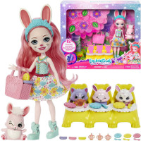 Bábika Enchantimals Bree Bunny Doll a zajačik Twist Bunny 