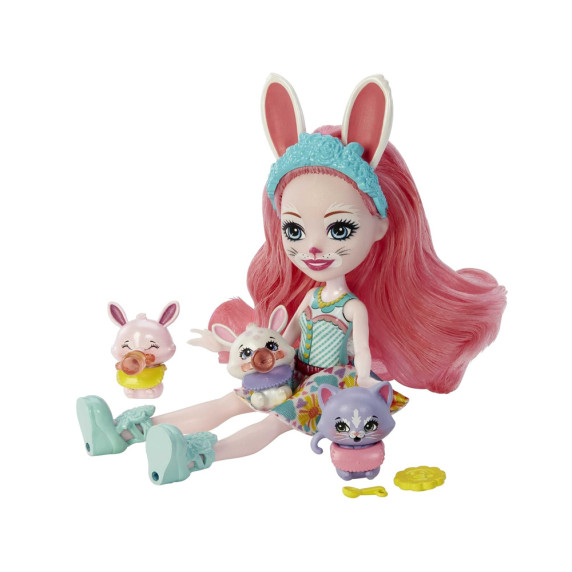 Bábika Enchantimals Bree Bunny Doll a zajačik Twist Bunny