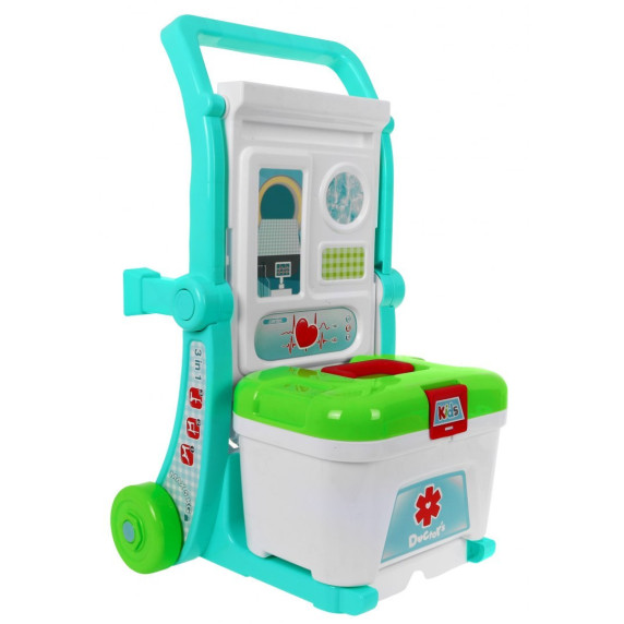 Detský lekársky vozík 3v1 s kufríkom Inlea4Fun LITTLE DOCTOR