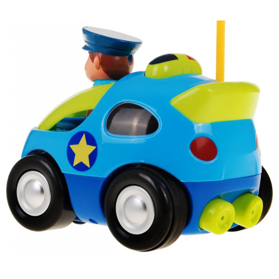 Policajné autíčko na diaľkové ovládanie Inlea4Fun CARTOON CAR
