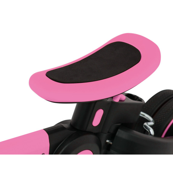 Detské odrážadlo 3v1 s odnímateľnou vodiacou tyčou Happy Bike Sportrike - ružové