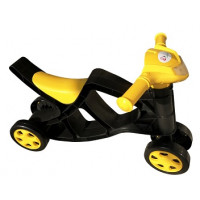 Detské odrážadlo motorka  - čierno/žlté 