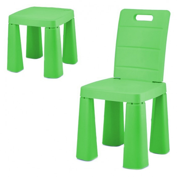 Umelohmotná stolička Inlea4Fun EMMA - zelená