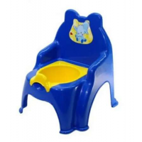 Detský nočník v tvare stoličky Sloník Inlea4Fun - modrý 