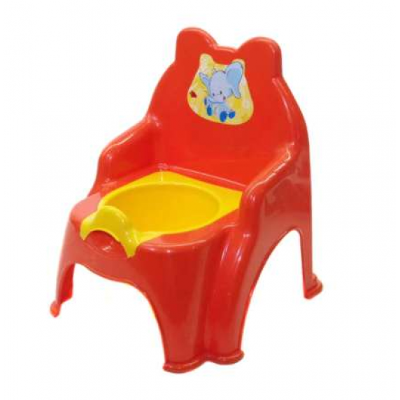 Detský nočník v tvare stoličky Sloník Inlea4Fun - ružový