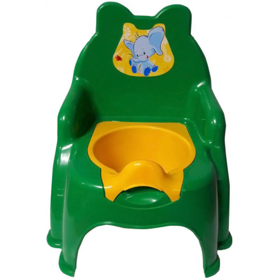Detský nočník v tvare stoličky Tiger Inlea4Fun - zelený