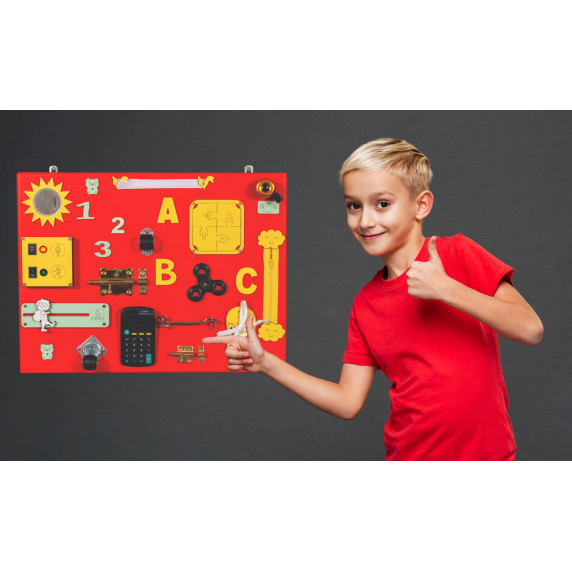 Edukačná tabuľa pre deti 50 x 37,5 cm MT20 - červená