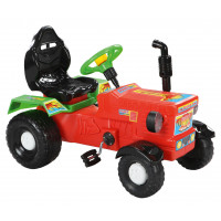 Traktor s pedálmi Inlea4Fun FARMER TRACTOR - červený 