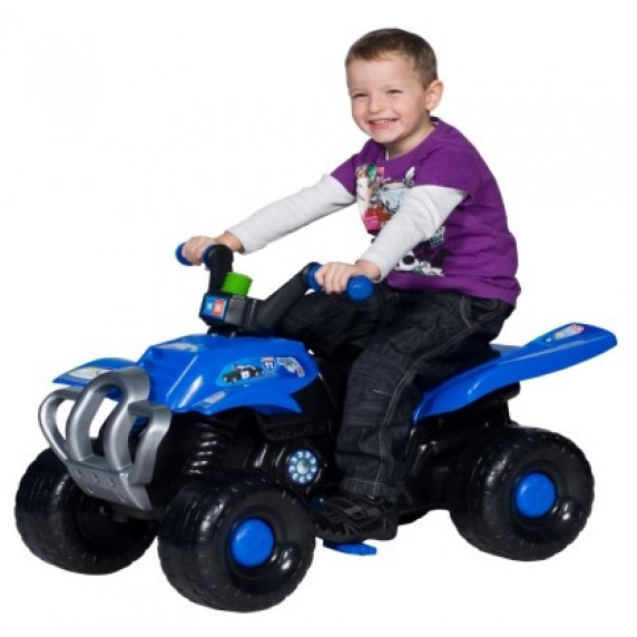 Motorka s pedálmi Inlea4Fun Big Quad - Modrá