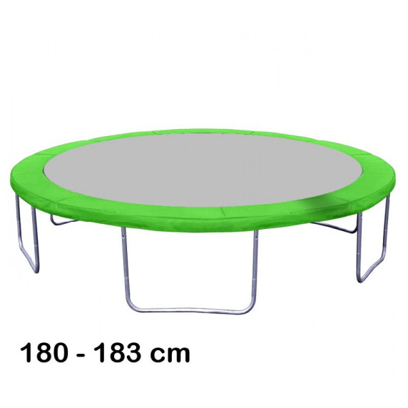Kryt pružín na trampolínu s celkovým priemerom 180 cm - svetlozelený