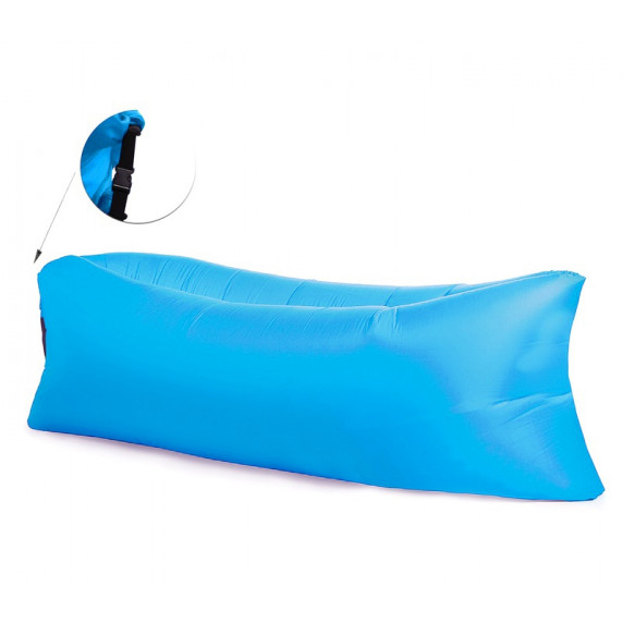 Samonafukovací vak 200 x 70 cm LAZY BAG - modrý