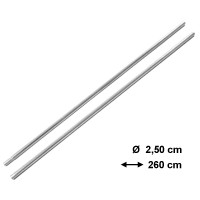 Náhradná tyč na trampolínu Ø 2,5 cm - dĺžka 260 cm AGA  - MR1503SP-260 