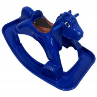 Hojdací koník plastový Inlea4Fun - modrý 