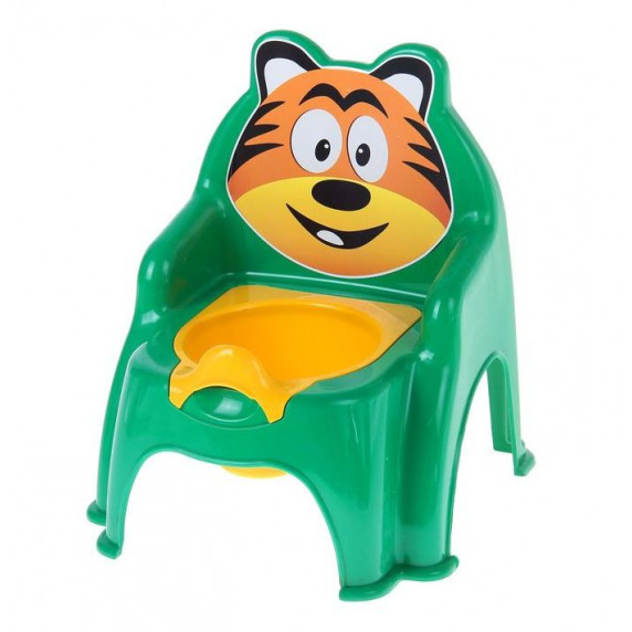 Detský nočník v tvare stoličky Tiger Inlea4Fun - zelený