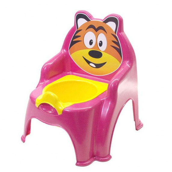 Detský nočník v tvare stoličky Tiger Inlea4Fun - ružový