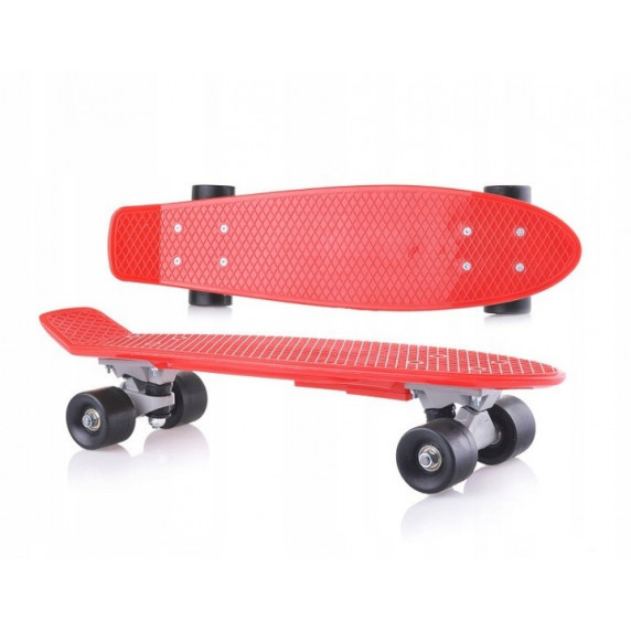 Skateboard Inlea4Fun - červený