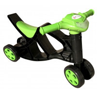 Detské odrážadlo motorka Inlea4Fun - čierne/zelené 