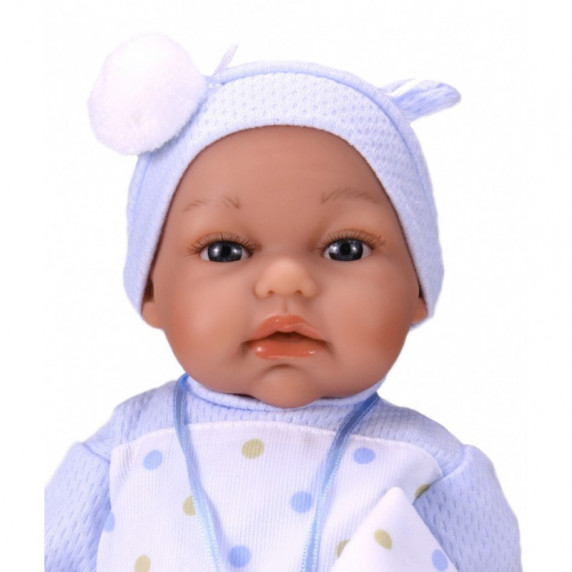 Realistická detská bábika-bábätko 34 cm Antonio Juan 7043 - Tonet Azul