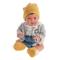 Realistická detská bábika-bábätko 40 cm Antonio Juan - Pipo Chaqueta 