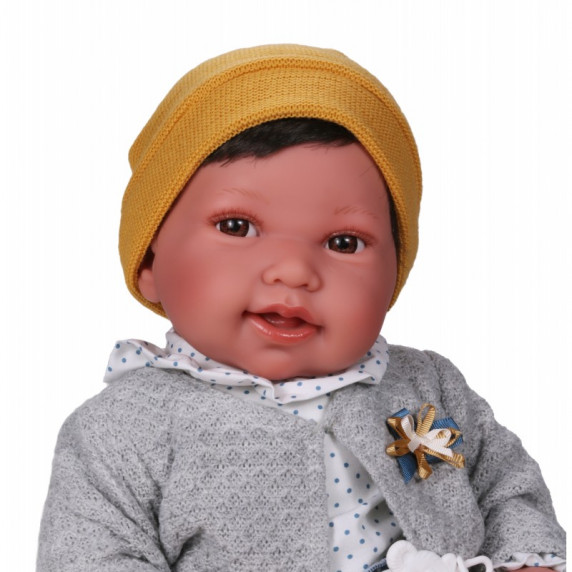 Realistická detská bábika-bábätko 40 cm Antonio Juan - Pipo Chaqueta