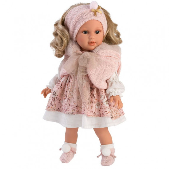 Realistická detská bábika-dievčatko 40 cm Llorens 54032 - Lucia