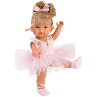 Luxusná detská bábika-dievčatko 28 cm Llorens - balerína Lu 