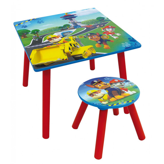 Detský stôl so stoličkou Tlapková patrola FUN HOUSE 712593