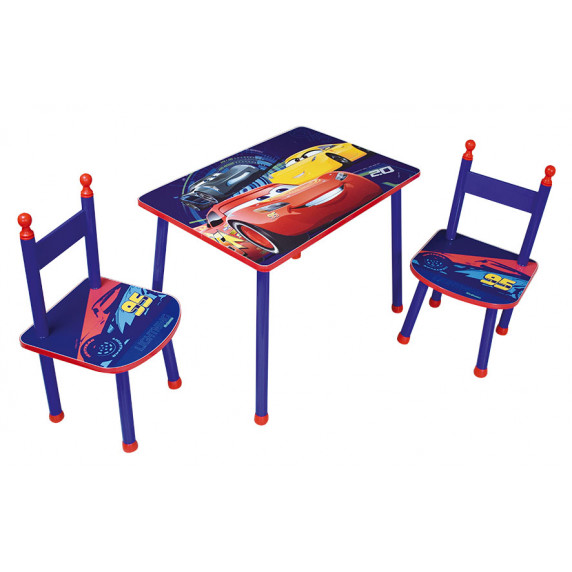 Detský stôl so stoličkami Cars FUN HOUSE 712763