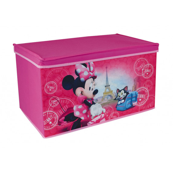 Detská látková truhla na hračky Minnie Mouse FUN HOUSE 712867