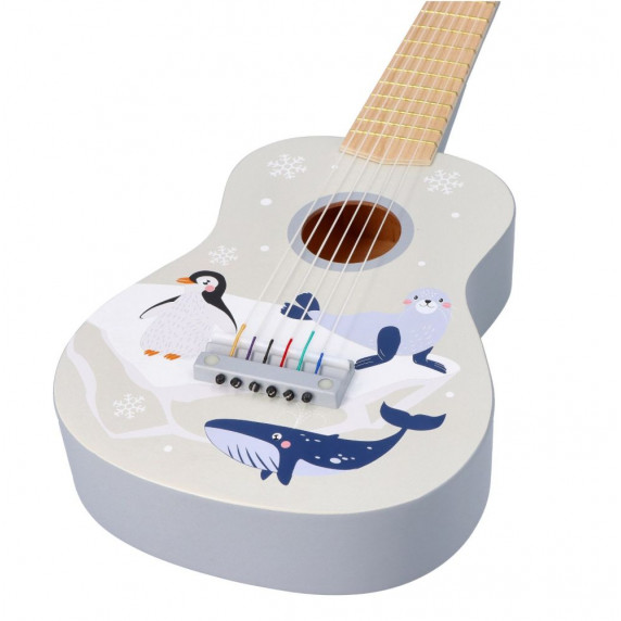 Drevená gitara ADAM TOYS - polárne zvieratká