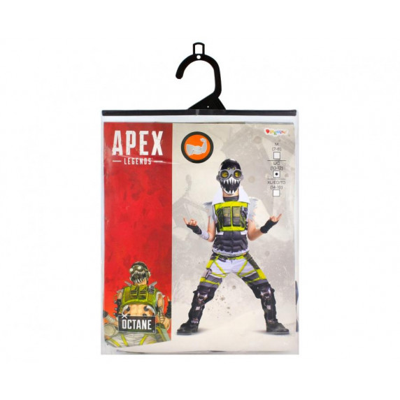 Detský kostým Apex Legends Octane Deluxe GoDan - veľkosť L